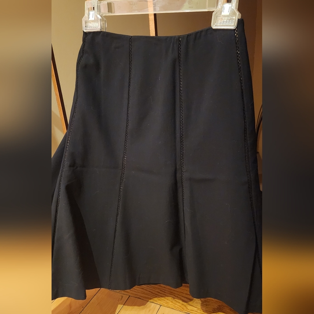 Express Black A-Line Skirt
